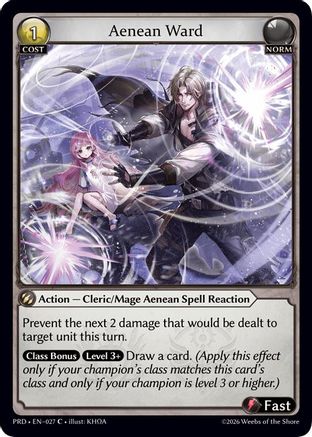 Aenean Ward (Interference Curio Foil) (027) - asphodelparadise Foil