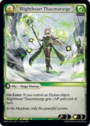 Blightheart Thaumaturge (Interference Curio Foil) (180) - asphodelparadise Foil