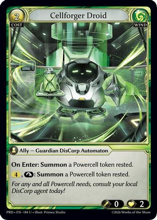 Cellforger Droid (Interference Curio Foil) (184) - asphodelparadise Foil