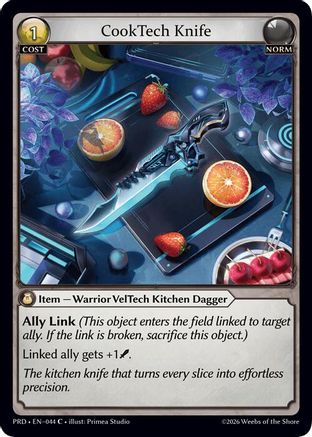 CookTech Knife (Interference Curio Foil) (044) - asphodelparadise Foil