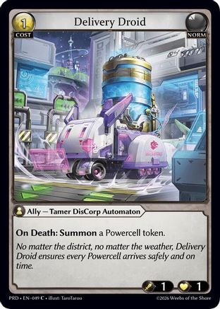 Delivery Droid (Interference Curio Foil) (049) - asphodelparadise Foil