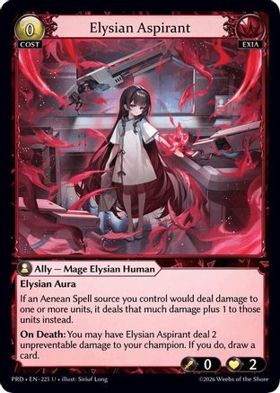 Elysian Aspirant (Interference Curio Foil) (225) - asphodelparadise Foil