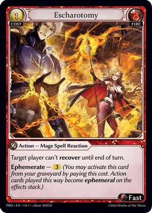 Escharotomy (Interference Curio Foil) (114) - asphodelparadise Foil