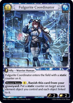Fulgurite Coordinator (Interference Curio Foil) (213) - asphodelparadise Foil