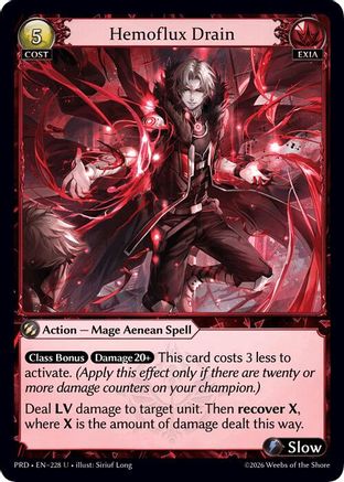 Hemoflux Drain (Interference Curio Foil) (228) - asphodelparadise Foil
