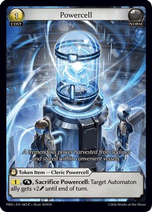 Powercell (Interference Curio Foil) (083) - asphodelparadise Foil