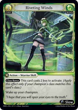 Riveting Winds (Interference Curio Foil) (197) - asphodelparadise Foil