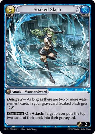 Soaked Slash (Interference Curio Foil) (166) - asphodelparadise Foil