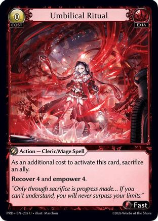 Umbilical Ritual (Interference Curio Foil) (235) - asphodelparadise Foil