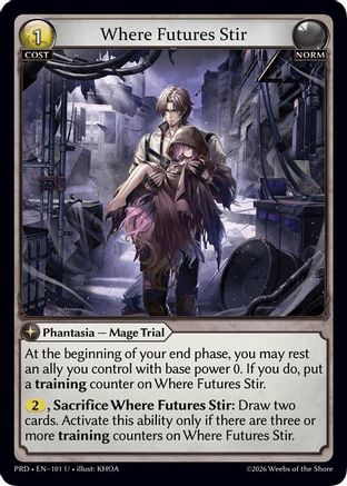 Where Futures Stir (Interference Curio Foil) (101) - asphodelparadise Foil