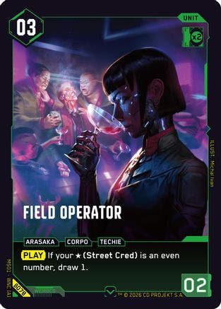 Field Operator (B078) - Welcome to Night City  Beta