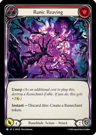 Runic Reaving (Red) (IAR149) - Usurp the Shadow Throne