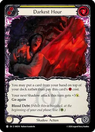 Darkest Hour (Yellow) (IAR210) - Usurp the Shadow Throne