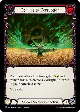 Commit to Corruption (Red) (IAR060) - Usurp the Shadow Throne Rainbow Foil
