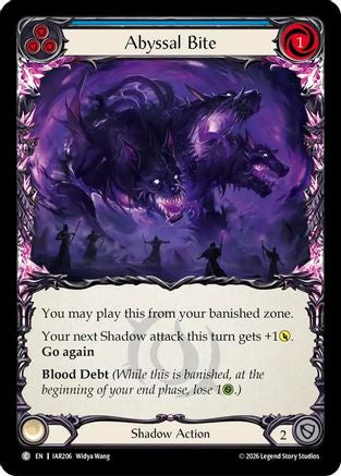 Abyssal Bite (IAR206) - Usurp the Shadow Throne Rainbow Foil