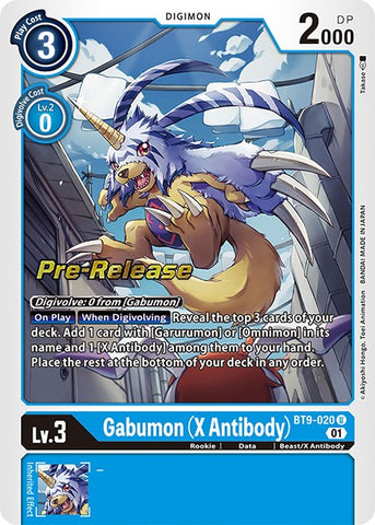 Gabumon (X Antibody) [BT9-020] [X Record Pre-Release Promos]