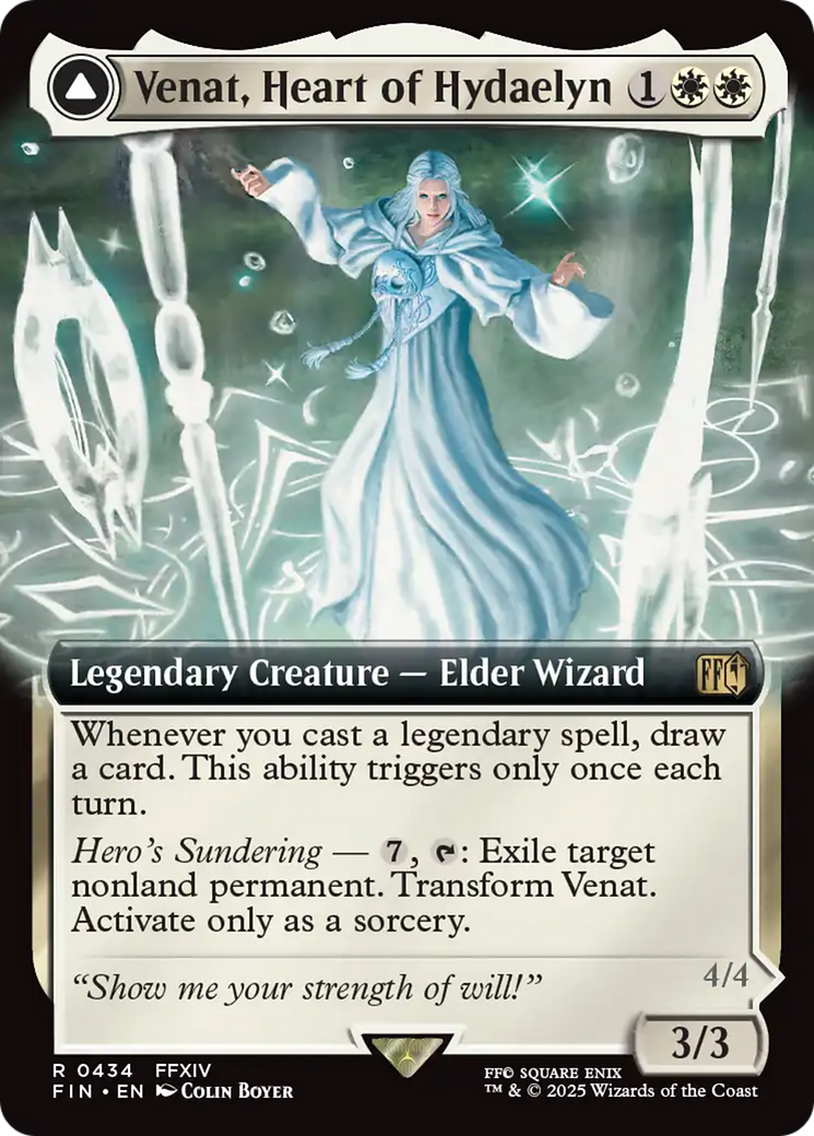 Venat, Heart of Hydaelyn // Hydaelyn, the Mothercrystal (Extended Art) [FINAL FANTASY]