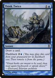 Think Twice [The List Reprints]