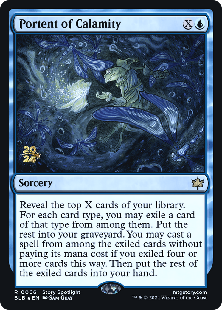 Portent of Calamity [Bloomburrow Prerelease Promos]