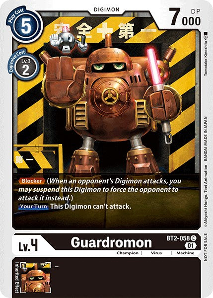 Guardromon [BT2-058] (Winner Pack Double Diamond) [Release Special Booster Promos]