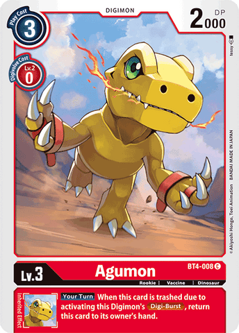 Agumon [BT4-008] [Great Legend]