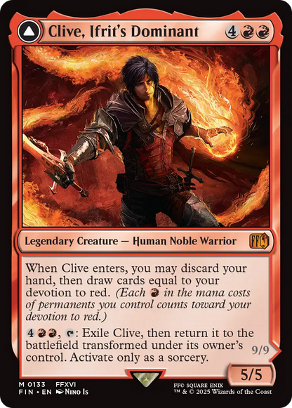 Clive, Ifrit's Dominant // Ifrit, Warden of Inferno [FINAL FANTASY]