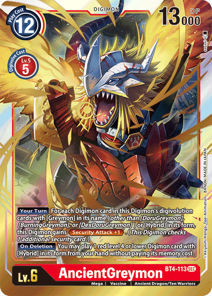 AncientGreymon [BT4-113] [Great Legend]