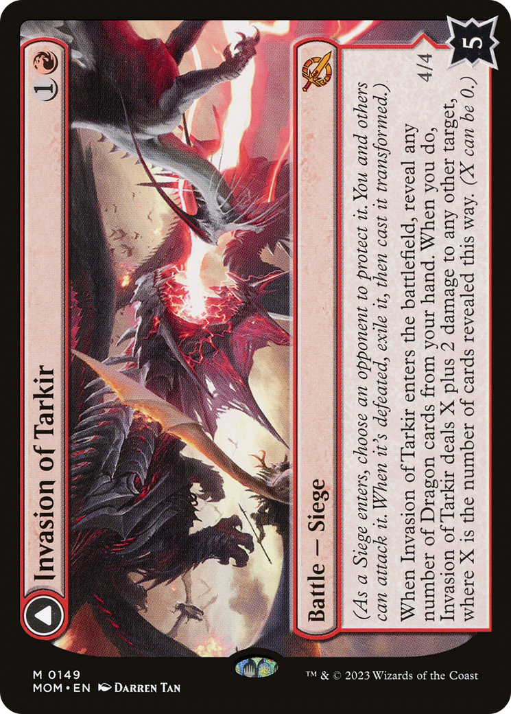 Invasion of Tarkir // Defiant Thundermaw [March of the Machine]