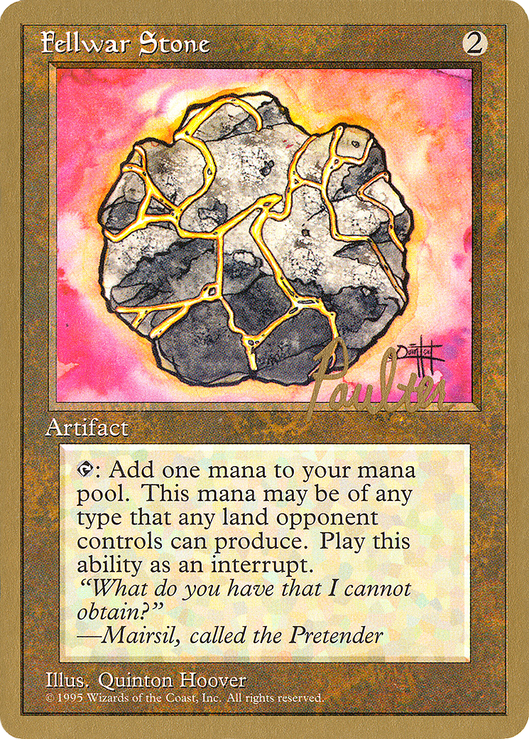 Fellwar Stone (Preston Poulter) [Pro Tour Collector Set]