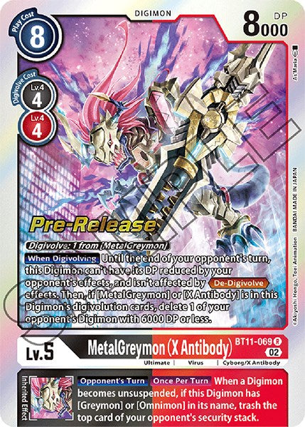 MetalGreymon (X Antibody) [BT11-069] [Dimensional Phase Pre-Release Promos]