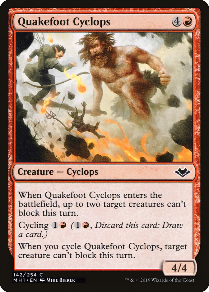 Quakefoot Cyclops [Modern Horizons]