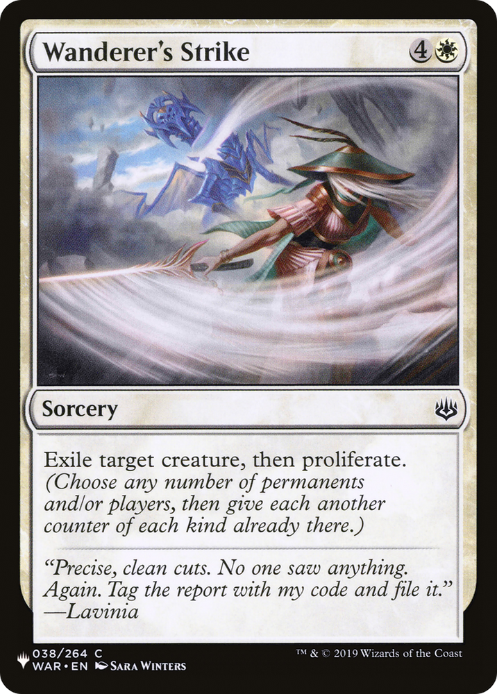 Wanderer's Strike [The List Reprints]