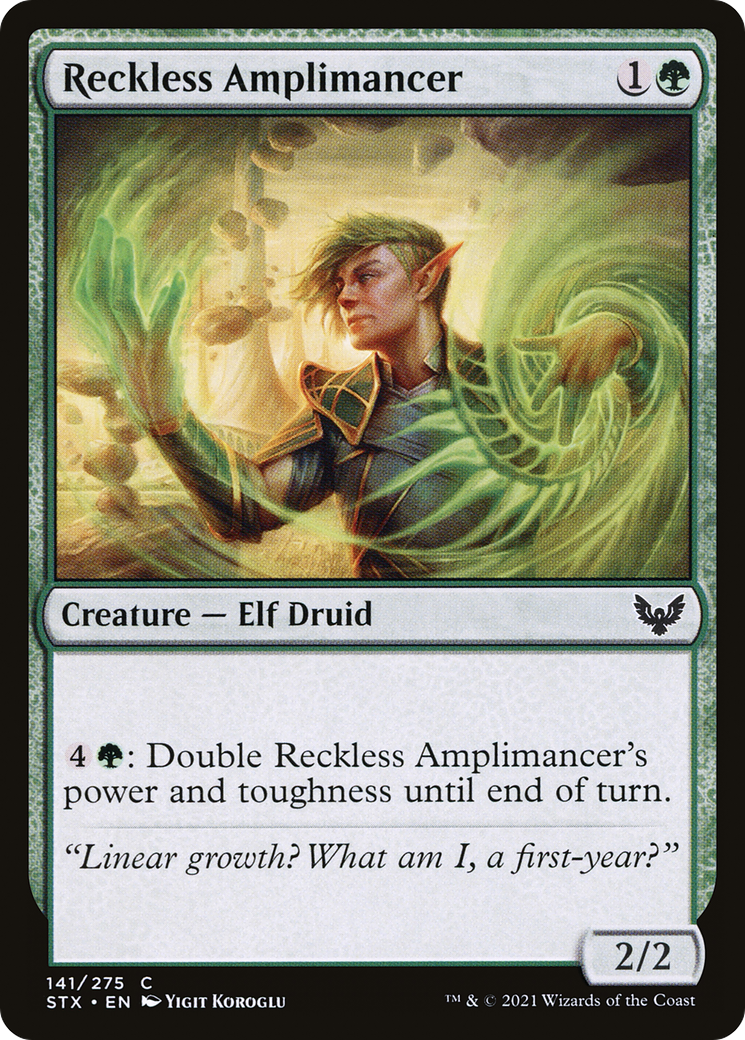 Reckless Amplimancer [Strixhaven: School of Mages]