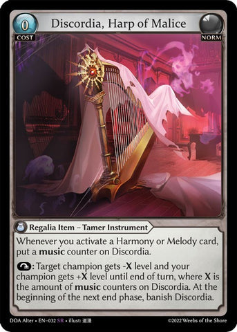 Discordia, Harp of Malice (032) [Dawn of Ashes: Alter Edition]