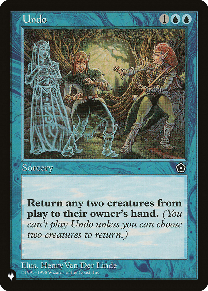 Undo [The List Reprints]