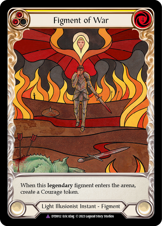 Figment of War // Bellona, Archangel of War (Marvel) [DTD012] (Dusk Till Dawn)  Cold Foil