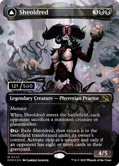 Sheoldred // The True Scriptures (Serialized) [March of the Machine]