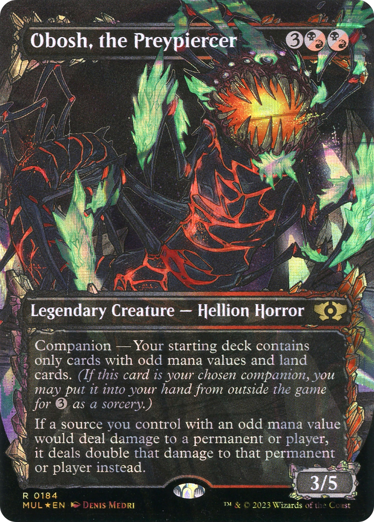 Obosh, the Preypiercer (Halo Foil) [Multiverse Legends]