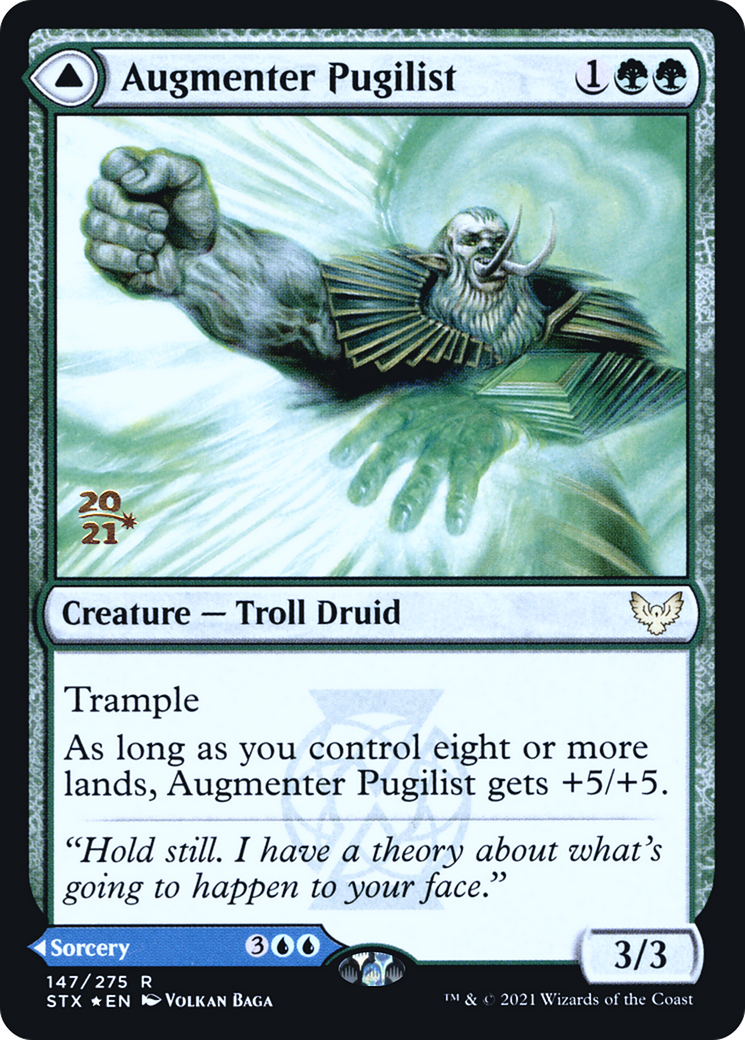 Augmenter Pugilist // Echoing Equation [Strixhaven: School of Mages Prerelease Promos]