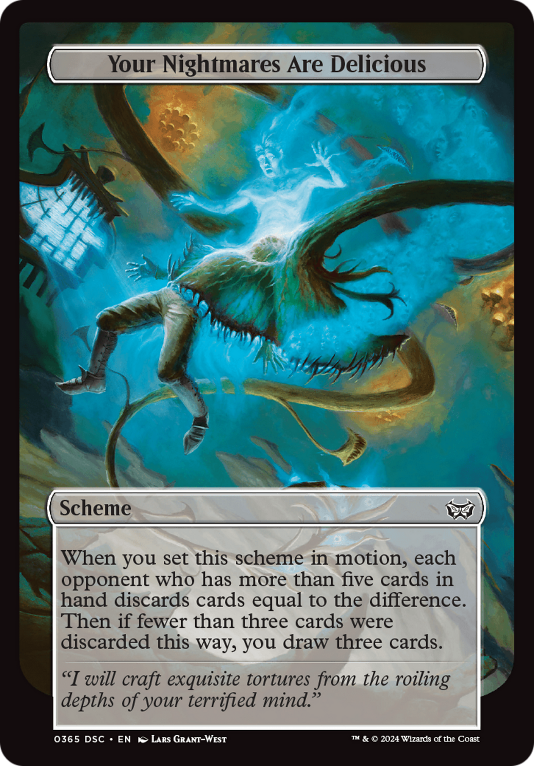 Your Nightmares are Delicious (Full Art) [Duskmourn: Archenemy]