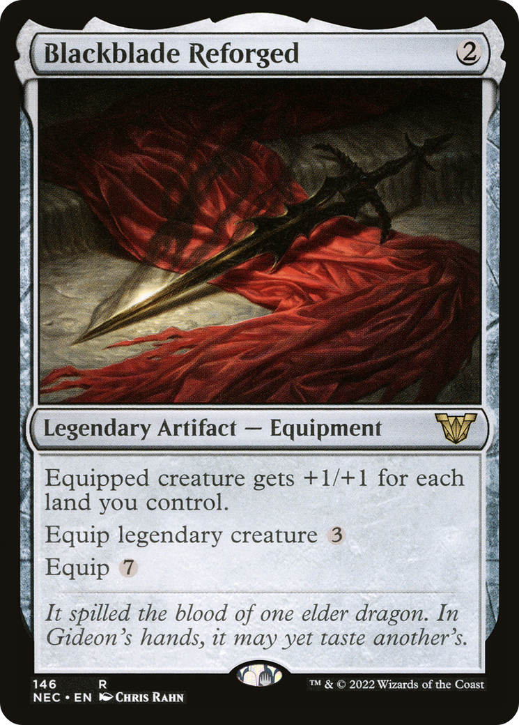 Blackblade Reforged [Kamigawa: Neon Dynasty Commander]