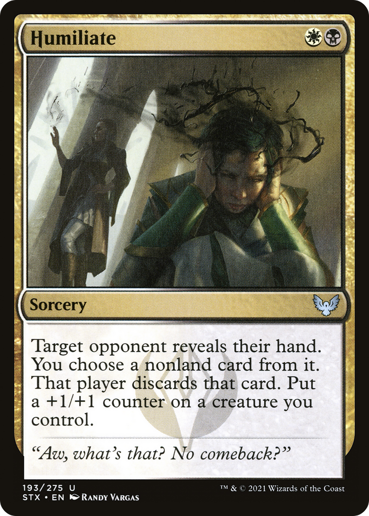 Humiliate [Strixhaven: School of Mages]
