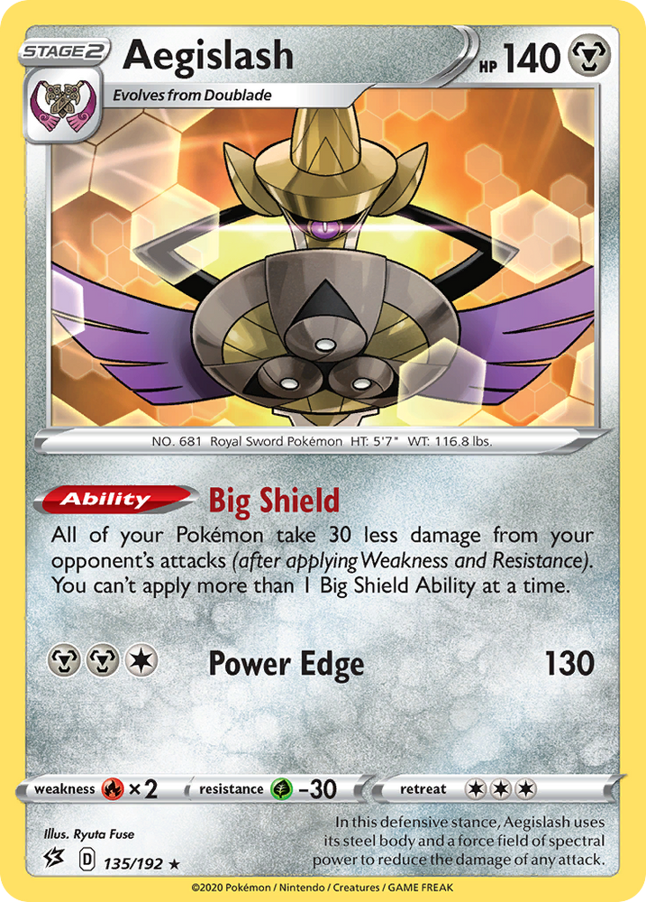 Aegislash (135/192) [Sword & Shield: Rebel Clash]