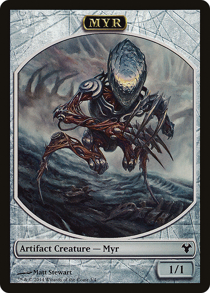 Myr // Spirit Double-Sided Token [Modern Event Deck 2014 Tokens]
