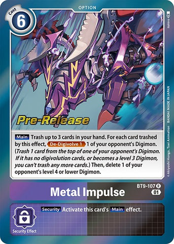 Metal Impulse [BT9-107] [X Record Pre-Release Promos]