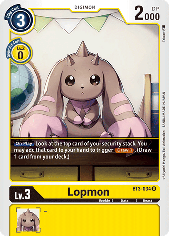 Lopmon [BT3-034] [Release Special Booster Ver.1.5]