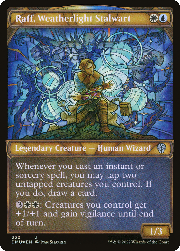 Raff, Weatherlight Stalwart (Showcase Textured) [Dominaria United]