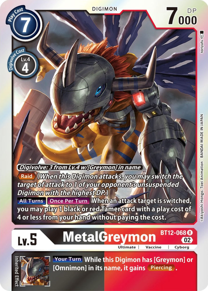 MetalGreymon [BT12-068] [Across Time]