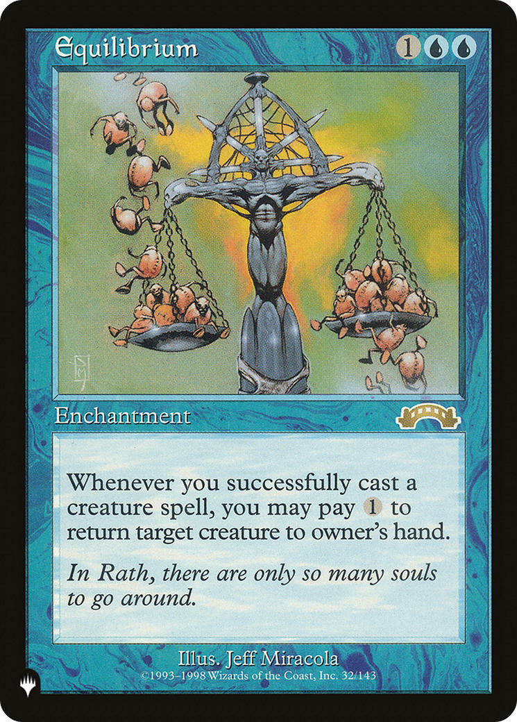 Equilibrium [The List]