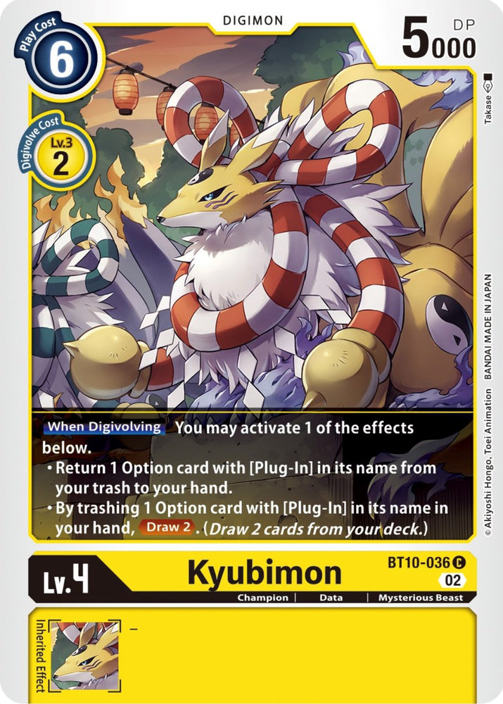 Kyubimon [BT10-036] [Xros Encounter]